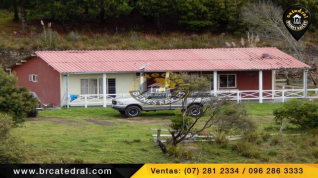 Quinta Hacienda de Venta en Cuenca Ecuador sector La Jarata - Vía a Loja