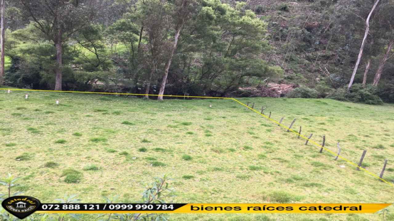 Sitio Solar Terreno de Venta en Cuenca Ecuador sector Zhucay tarqui