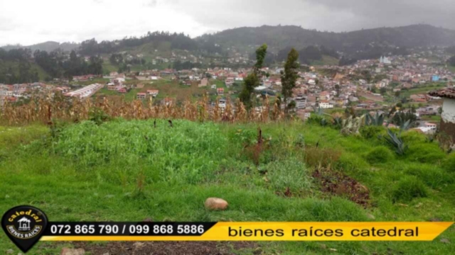 Sitio Solar Terreno de Venta en Cuenca Ecuador sector Unión Alta de Baños