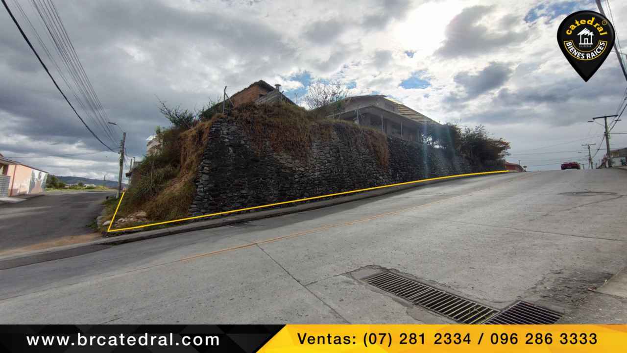 Sitio Solar Terreno de Venta en Cuenca Ecuador sector Paseo de los Cañaris