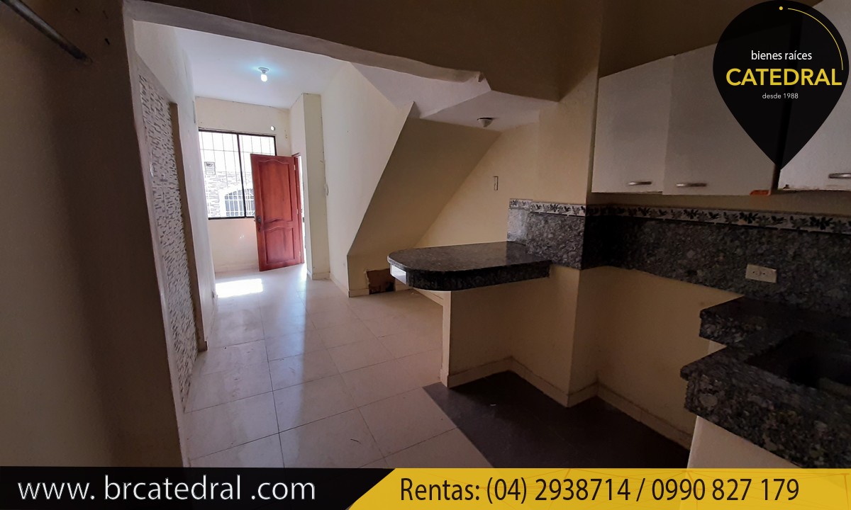 Departamento de Alquiler en Guayaquil sector Sauces 9 (PB)