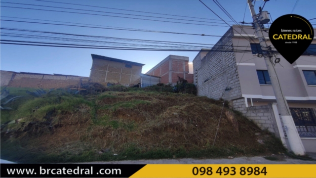 Sitio Solar Terreno de Venta en Cuenca Ecuador sector SAN FRANCISCO